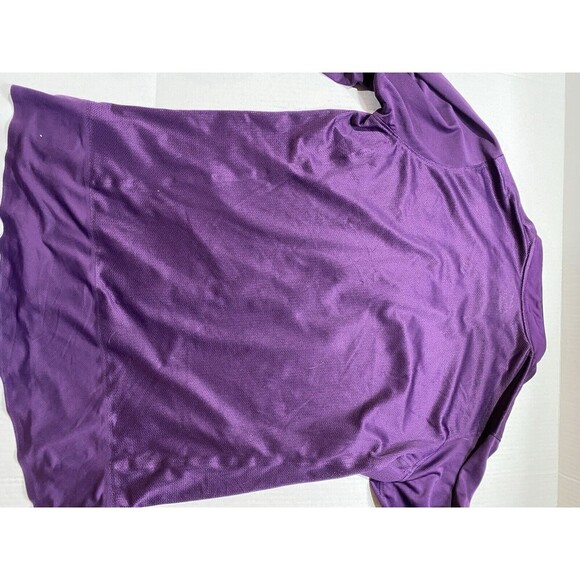 Nike Dri Fit Soccer Jersey Women XL Purple Mesh USA National Team Semi Sheer - Picture 8 of 8